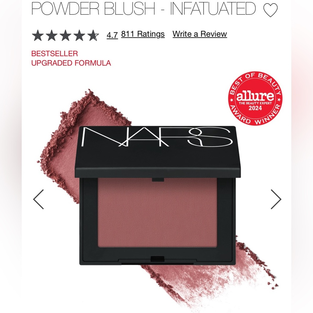 NWT NARS Blush - Infatuated